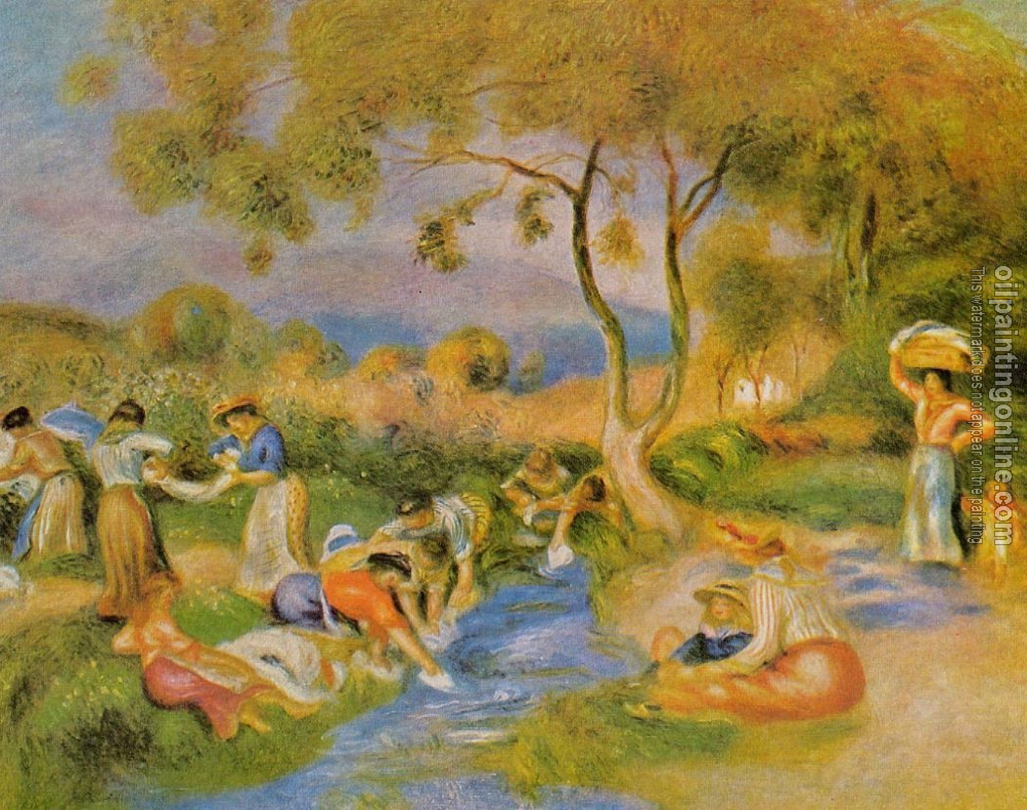 Renoir, Pierre Auguste - Laundresses at Cagnes